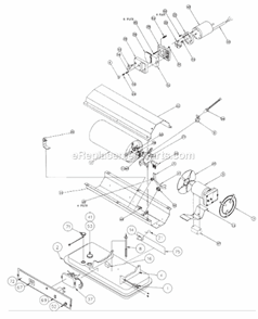 Page A Diagram and Parts List for TS75KT  Mr Heater Construction Heater
